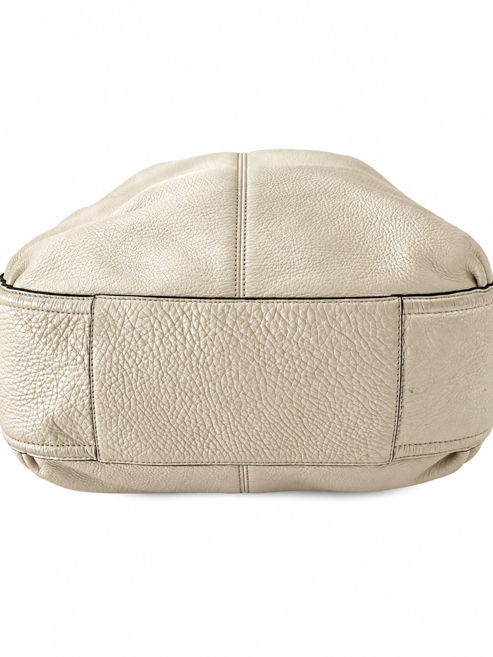 Coach Pebbled Leather Hobo Bag in Light Chalk - Picture 4 of 4